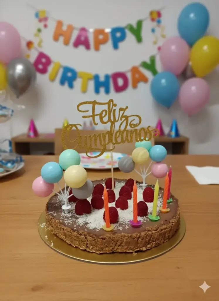 Tarta de Frambuesas y Chocolate